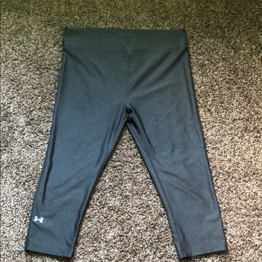 Dark Gray Under Armor Capris